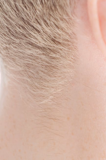 Close-up of hair strands showing natural texture and edge detail for AI processing comparison